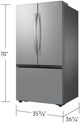 Samsung Bespoke AI 36" 31.5 Cu. Ft. Fingerprint Resistant Stainless Steel French Door Refrigerator with Auto Ice Maker-5