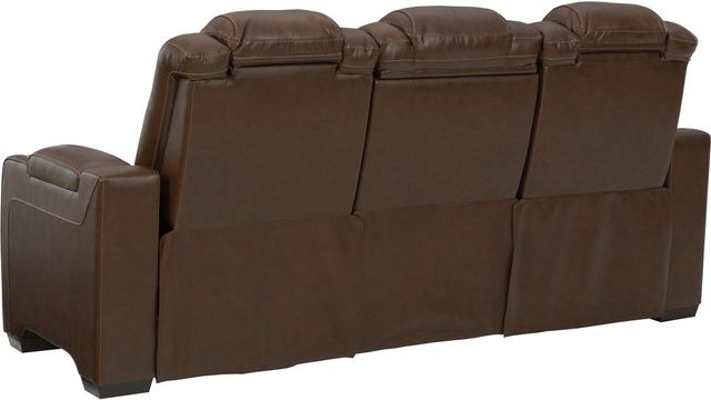 Signature Design by Ashley® Backtrack Chocolate Power Reclining Sofa-3