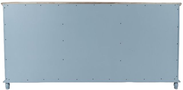 Jofran Inc. Aurora Hills Brushed Blue 6-Door Accent Chest-3