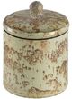 A & B Home Antique Green Soy Wax Candle-0