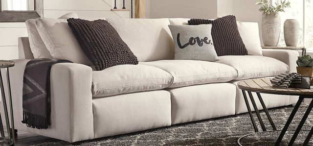 Signature Design by Ashley® Savesto 3-Piece Ivory Sectional-1