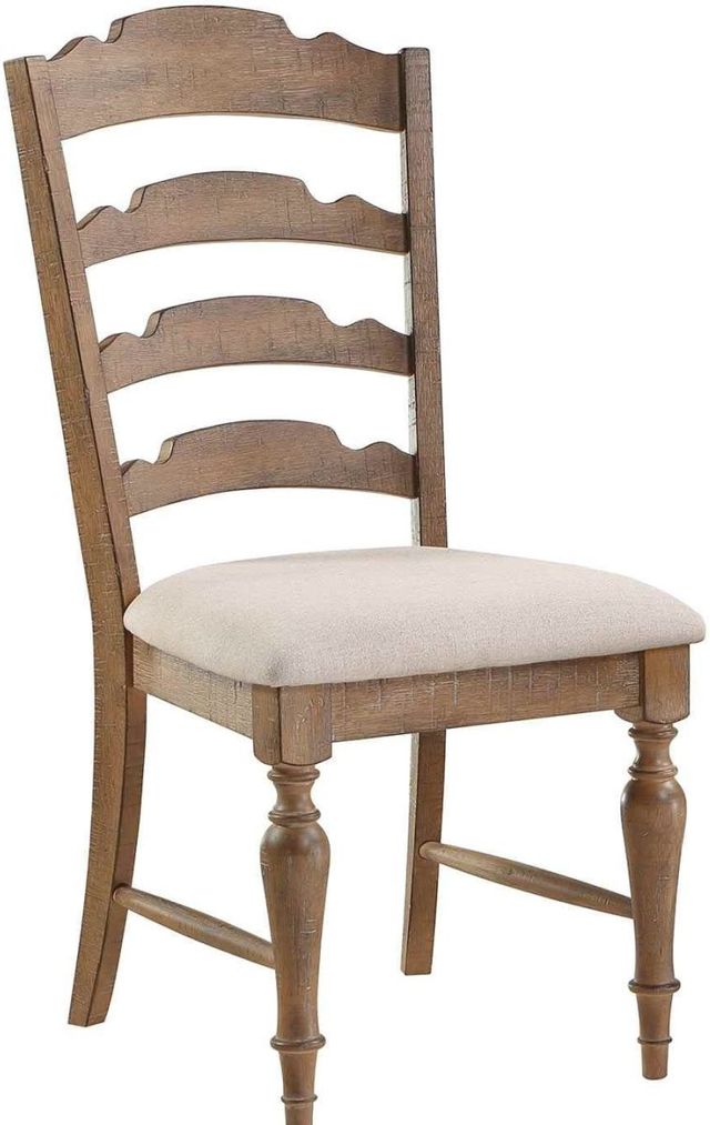 Winners Only® Augusta Rustic Brown/Vanilla Dining Side Chair-0