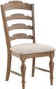 Winners Only® Augusta Rustic Brown/Vanilla Dining Side Chair-0