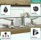 Hansgrohe Metris C Polished Nickel 1.2 GPM Widespread Faucet 100 with Pop-Up Drain-3