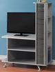 Monarch Specialties Inc. Silver TV Stand-0
