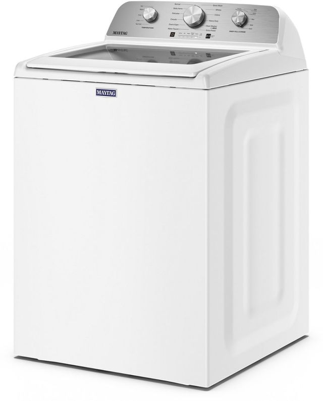 Maytag® 5.4 Cu. Ft. White Agitator Top Load Washer -2