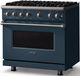 Viking® 5 Series 36" Squall Pro Style Gas (LP) Range with Polished Chrome Trim-2