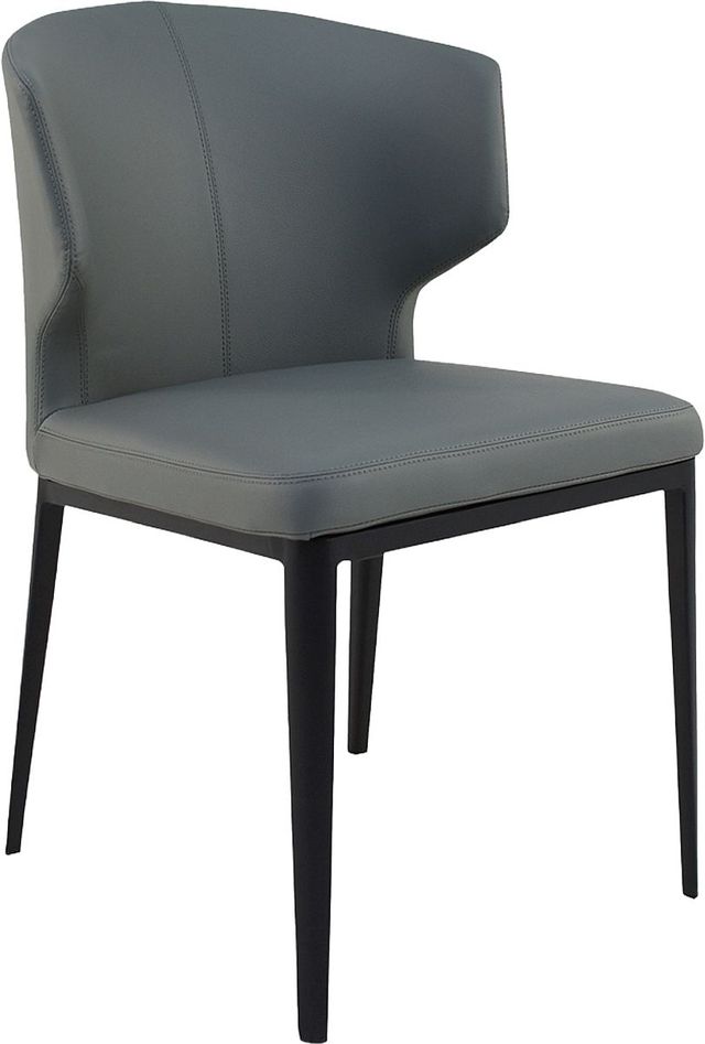 Moe's Home Collection Delaney 2-Piece Grey Dining Side Chair Set-0