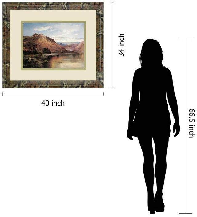Classy Art The Kirk at Arrochar by Alfred De Breanski Wall Art-2