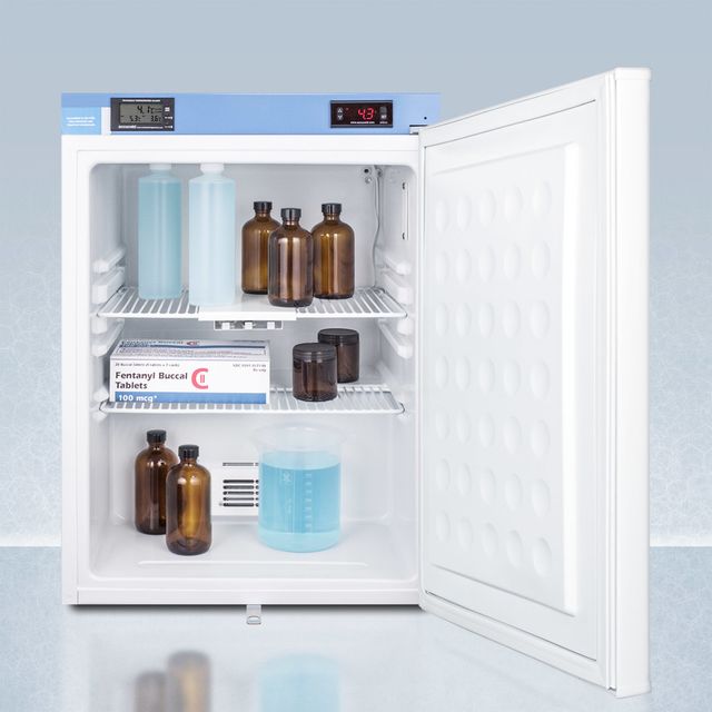 Accucold® by Summit® MED2 series 19" 2.4 Cu. Ft. White Compact Refrigerator-2
