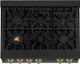 ZLINE Autograph Edition 36" Black Stainless Steel Gas Rangetop-4