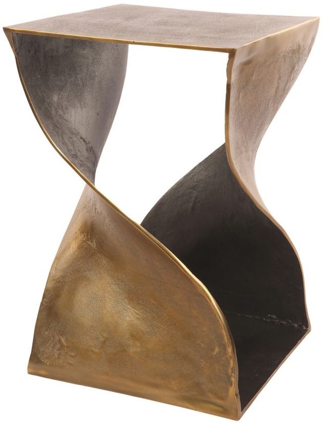 Moe's Home Collection Twist Brass Accent Table