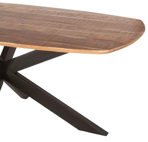 Home Trends & Design Rapallo Natural Dining Table-3