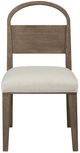 Bernards Trilogy Cocoa/White Sand Arch Back Side Chair-2