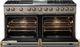 Viking® 5 Series 60" Nantucket Pro Style Dual Fuel (NG) Range with Brushed Brass Trim-1