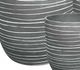 A & B Home 5-Piece Black/White Swirl Egg Pot Set-1