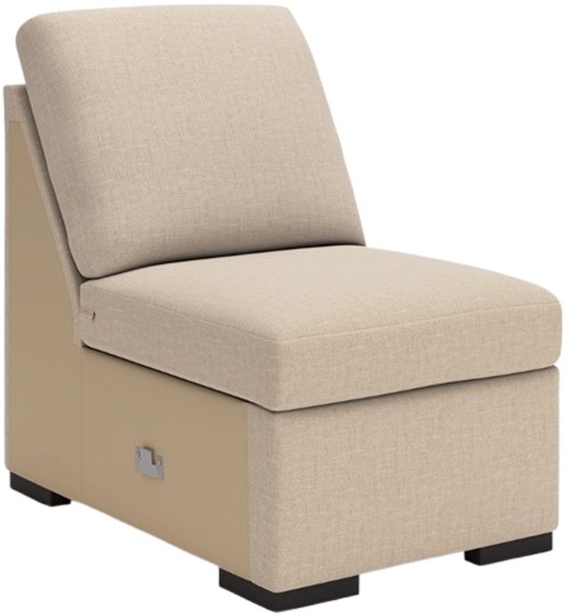 Benchcraft® LadyMae 5-Piece Twill Right-Arm Facing Sectional and Chaise-3