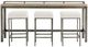 Universal Explore Home™ Mitchell 4-Piece Graystone/Zora Cream Console Table Set-0