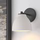 Renwil® Lena Powder Coated Matte Black Wall Scone-4