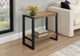Monarch Specialties Inc. Mango Wood-Look Accent Table with Black Metal Frame-1
