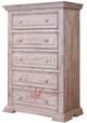 International Furniture Direct Terra 4-Piece White Wood Queen Bed Set-3