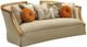 ACME Furniture Daesha Antique Gold/Tan Flannel Sofa-0