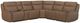 Kate Preston Home 6-Piece Butternut Power Reclining Modular Sectional-1
