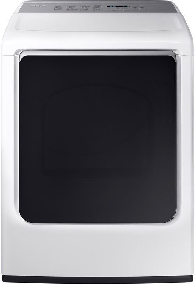 Samsung 7.4 Cu. Ft. White Front Load Gas Dryer-0