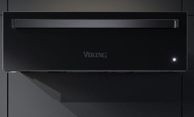 Viking® RVL 30" Black Warming Drawer-1
