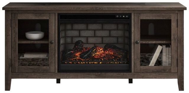 Signature Design by Ashley® Starmore 3-Piece Brown Wall Unit with Electric Fireplace-2