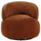 Homelegance® Ruvo Rusty Orange Swivel Chair-2