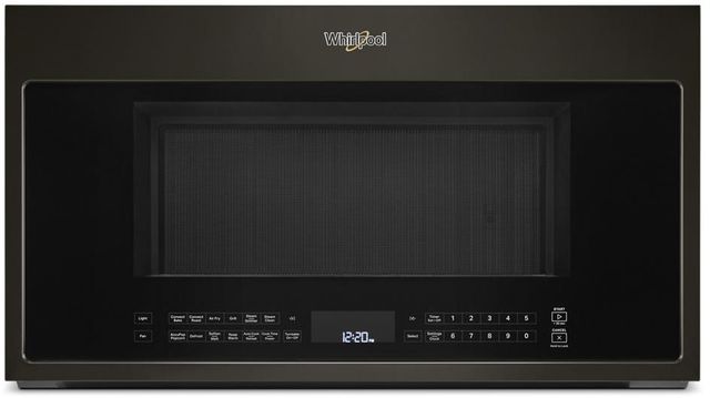 Whirlpool® 1.9 Cu. Ft. FingerPrint Resistant Black Stainless Steel Over The Range Microwave -0