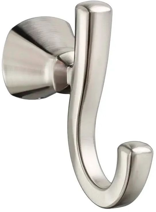 American Standard Edgemere® Brushed Nickel Double Robe Hook-0