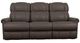 La-Z-Boy® Pinnacle Umber Leather Power Wall Reclining Sofa with Headrest and Lumbar-1
