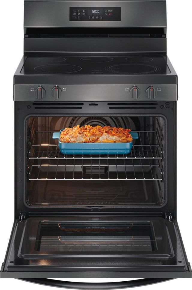 Frigidaire® 30" Black Stainless Steel Freestanding Electric Range -4