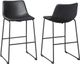 Signature Design by Ashley® Centiar Black Pub Height Bar Stool-2