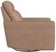 Flexsteel® Dutch Desert Leather Power Swivel Gliding Recliner with Power Headrest and Lumbar-4