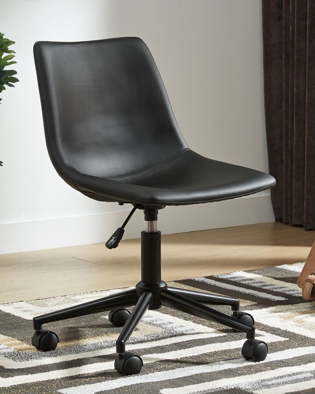 Signature Design by Ashley® Office Chair Program Black Swivel Desk Chair-5