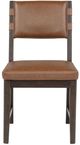 Coaster® Tegan 2-Piece Coffee Bean/Cognac Upholstered Dining Side Chair Set-4