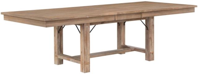 Homelegance® Aberdeen Distressed Light Oak Dining Table-0