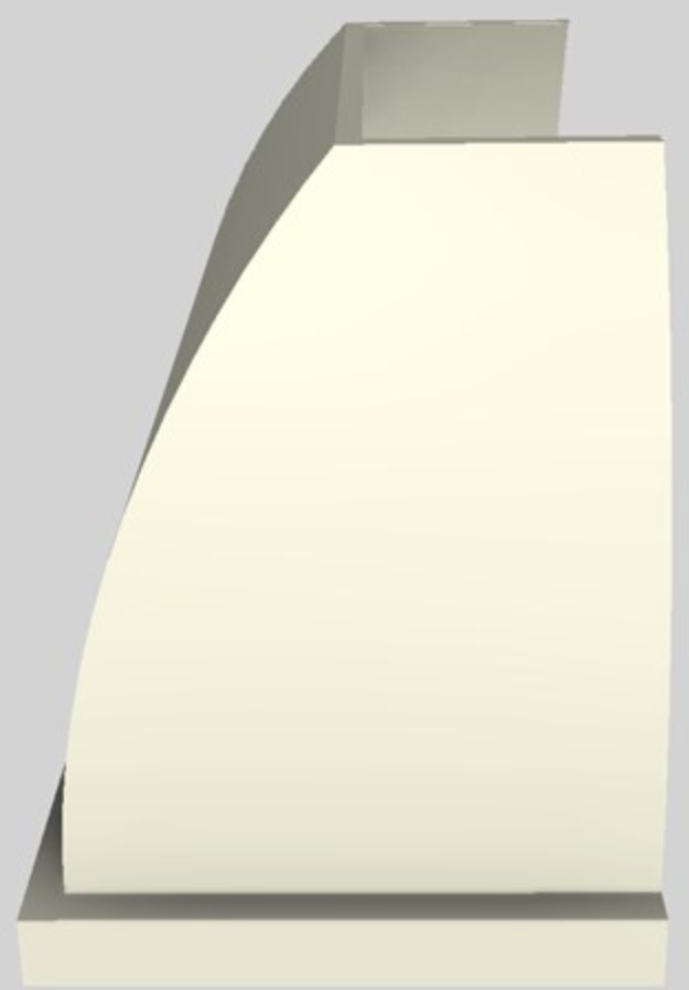 Vent-A-Hood® Designer Series 48" Biscuit Wall Mounted Range Hood-1