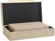 StyleCraft Norman Wyatt Home 3-Piece Camilla Neutral Leather Accessory Boxes-3