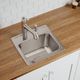 Elkay Lustertone® Classic Lustrous Satin 17" x 16" x 10-1/8" 2-Hole Single Bowl Drop-In Sink-2