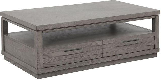 Parker House® Pure Modern Moonstone 2-Drawer Cocktail Table-0
