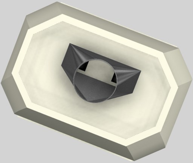 Vent-A-Hood® Designer Series 42" Biscuit Island Range Hood-1