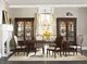 Hooker® Furniture Leesburg Alabaster/Mahogany Upholstered Dining Side Chair-1