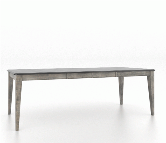 Canadel Customizable Gourmet 92" VE Base Dining Table with Two Removable Leaf's-2