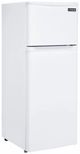 Unique Appliances 20" 6 Cu. Ft. White Off-Grid Solar DC Freestanding Top Freezer Refrigerator-3