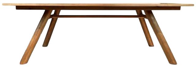 Nest Home Collections Kenneth Natural Blonde 84" Rectangular Dining Table-0