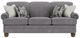 Flexsteel® Bay Bridge Gray Charcoal Sofa-1